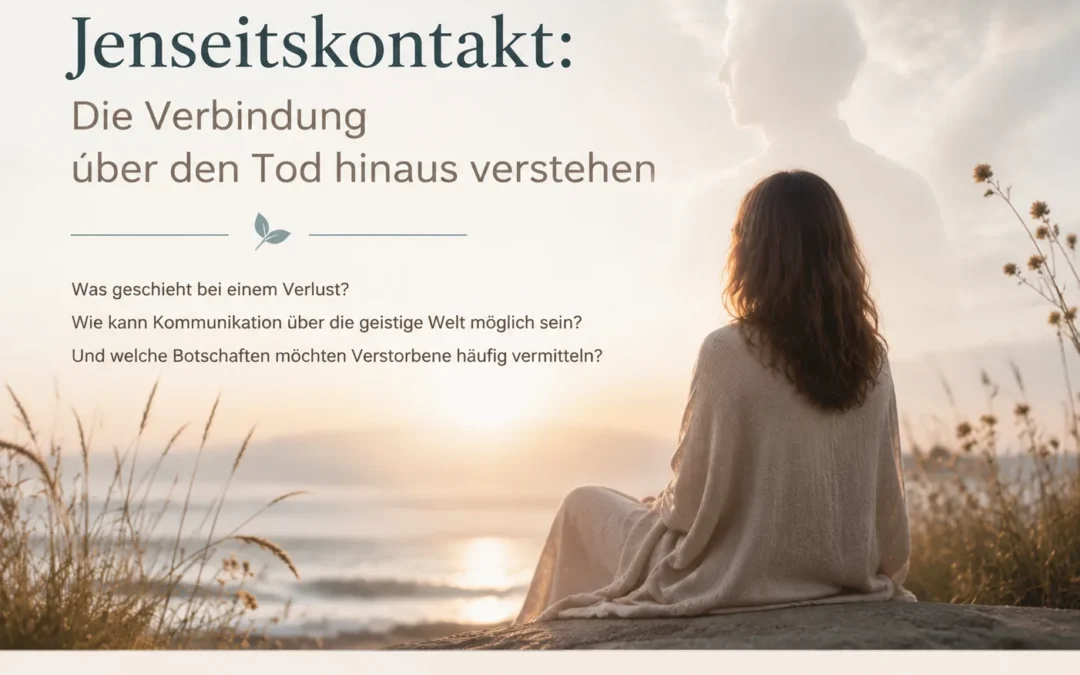 Person betrachtet im Sonnenlicht die Weite des Meeres als Symbol für Verbindung, Hoffnung und den Umgang mit dem Verlust eines geliebten Menschen